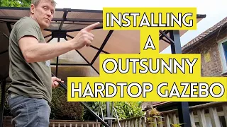 How to install a Hardtop Polycarbonate roof Gazebo in your Garden