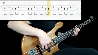 Iron Maiden - The Number Of The Beast (Bass Cover) (Play Along Tabs In Video)