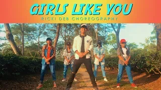 Girls Like You | Maroon 5 | ft. Cardi B | Ricki Deb Choreography