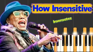 How Insensitive (Insensatez) - Jazz Piano Tutorial