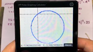 Como Graficar un Circulo en la Calculadora HP PRIME