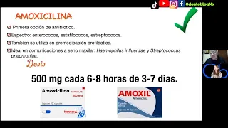Antibióticos usados en Endodoncia  💊