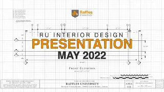 Raffles University Interior Design Presentation May 2022 INTERIOR DESIGN WEEK PRESENTATION MAY 2022