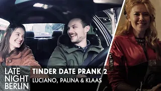 Luciano, Palina & Klaas helfen heimlich beim ersten Date: Tinder Date Prank 2 | Late Night Berlin