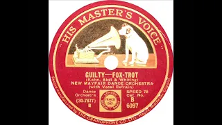 New Mayfair Dance Orchestra - Guilty (Al Bowlly)