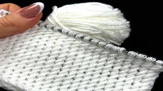 💥Everyone loves it!   knitting tutorial a beautiful pattern step by step pattern in  10 minutes
