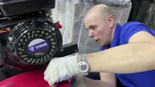 Инструкция по сборке Мотоблок бензиновый TITAN МБ 7-10 7 л.с.