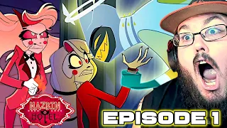 HAZBIN HOTEL "OVERTURE" // S1: Official Full Episode 1 #HazbinHotel REACTION!!!