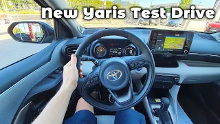 Toyota Yaris Hybrid 2021 Test Drive POV Review | 5 Stars Quality