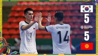 #ACFutsal2024 | Group C : Korea Republic 5 - 5 Kyrgyz Republic