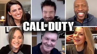 Call of Duty Cast re-enact lines from their Games