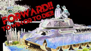 Forward to win or to die!! Finishing of the T-34/76 screened project, Border Model BT-009, 1/35