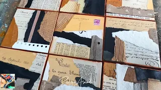 "Serial Vintage Collage: Complete ART Demonstration to Create 9 Artworks" See What You Can Make!