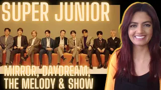 SUPER JUNIOR - MIRROR, DAYDREAM, THE MELODY & SHOW - Reaction Video