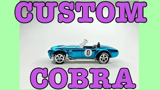 CUSTOM HOT WHEELS CORBRA#hotwheels #customhotwheels