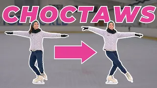 How To Start Doing Choctaws (S-Steps) On The Ice | Figure Skating