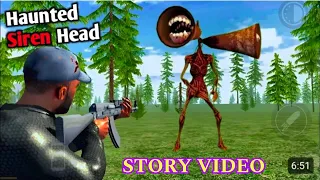 SIREN HEAD ATTACK IN MY CITY 😱😱IN INDIAN BIKE DRIVING 3D -STORY VIDEO.