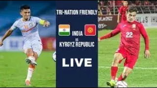 India(2)-Kyrgyzstan(0) Live Match | Tri nation series Final #indianfootball #bluetigers