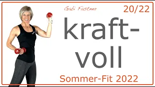 20/22🍡40 min. kraftvoll in den Sommer | Training mit Hanteln