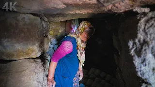 Family Living in a Stone House in the Mountains in Türkiye|Documentary-4K