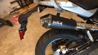 Bmw GS 310 Remus exhaust install