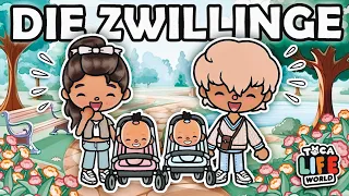 🩷 MEIN ERSTER TAG mit den ZWILLINGEN 🍼 AESTHETIC BABY ROUTINE 👶🏻 in Toca Boca DEUTSCHE STORY 💕