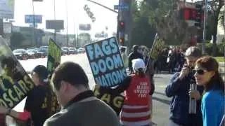 Westboro Baptist Church Protest at the 84th Academy Awards | Hollywood, CA 2012