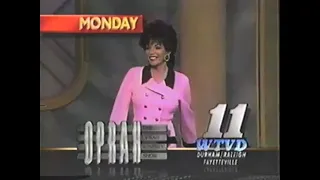 WTVD Oprah Winfrey Show promo, 1991