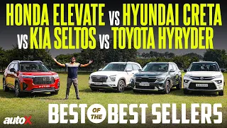 2023 Honda Elevate vs Hyundai Creta vs Kia Seltos vs Toyota Hyryder | Best SUV Under 20 lakh | autoX