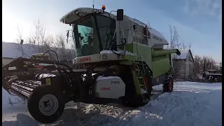 Смотрим купленный комбайн CLAAS MEGA 370.