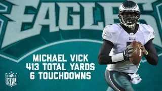 Michael Vick's 6 Touchdown, 413-Yard Game | Full Highlights | Eagles vs. Redskins (2010) | NFL