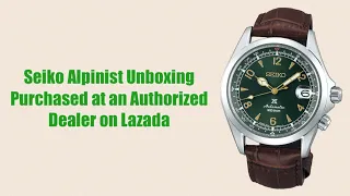 Seiko Alpinist SPB121 Unboxing