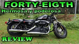 Harley Davidson FORTY-EIGHT  | Review en Español 😎 Blitz Rider