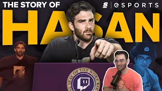 HasanAbi reacts to The Sh*t-Talking Political Bro Who Sparked a Twitch Revolution:The Story of Hasan