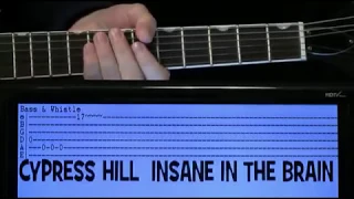 Cypress Hill Insane In The Brain Guitar Chords Lesson & Tab Tutorial with Bass