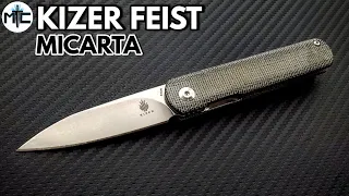 Kizer Feist Micarta Folding Knife - Overview and Review