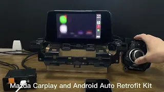 Mazda Carplay and Android Auto Retrofit Kit,TK78-66-9U0C for Mazda 2/3/6/CX3/CX5/CX9/MX5 2014-2021