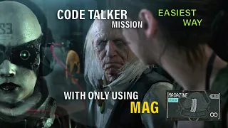 MGS5 - Mission 28  Codetalker - Completion with only using mag & trick to escape skulls - 1080p60fps