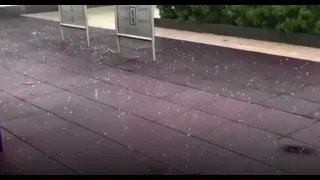 HONG KONG HAIL STORM - TSEUNG KWAN O HAILSTORM