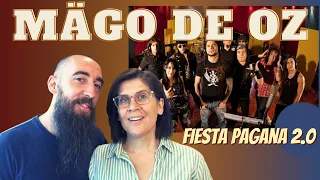 Mägo de Oz - Fiesta Pagana (REACTION) with my wife