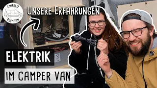 ELEKTRIK IM CAMPER VAN - Unsere Erfahrungen mit Ladebooster, Solaranlage und Wechselrichter