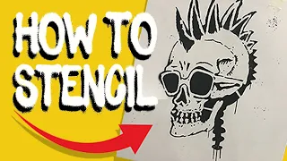 How to make your own Stencil Art - Step by Step