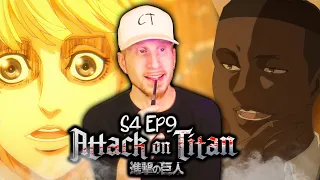 HELP HAS ARRIVED 🙌 | Attack on Titan S4 E9 Reaction (Brave Volunteers)