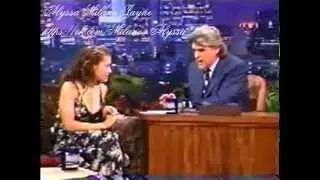 Alyssa Milano The Tonight Show with Jay Leno 1996