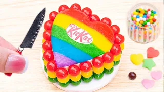 Best Miniature Cake Decorating Ideas | Rainbow KitKat Chocolate Cake | 1000+Sweet Yummy Heart Cake