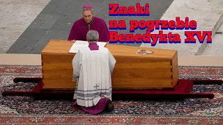 Znaki na pogrzebie Benedykta XVI - Video