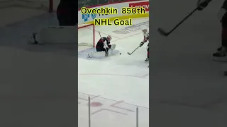 Alexander Ovechkin Scores 850th NHL Goal #ovechkin #nhl