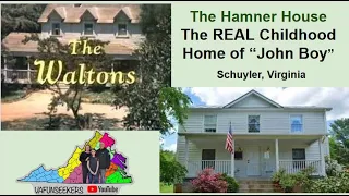 The Waltons House- Hamner House- Schuyler, Virginia in The Blue Ridge Mountains