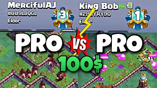 100$ Pro VS Pro Challenge Against King Bob!