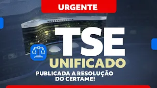 🔴 [URGENTE] Concurso TSE Unificado: publicada a resolução do certame! 🔴